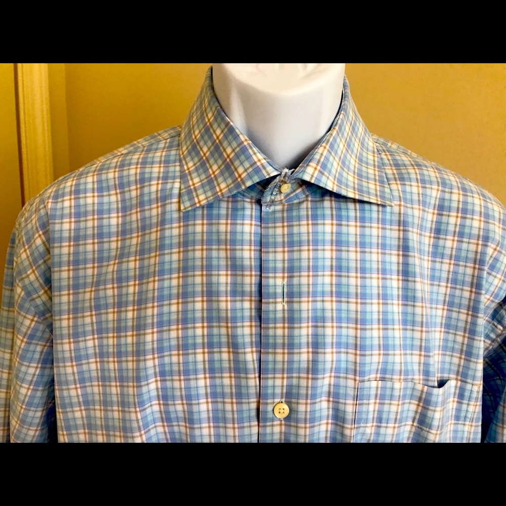 Peter Millar Crown Finish Shirt - Size Large